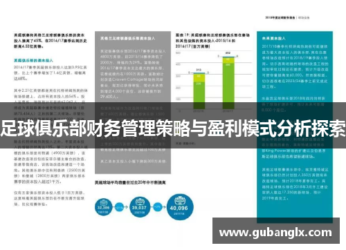 足球俱乐部财务管理策略与盈利模式分析探索
